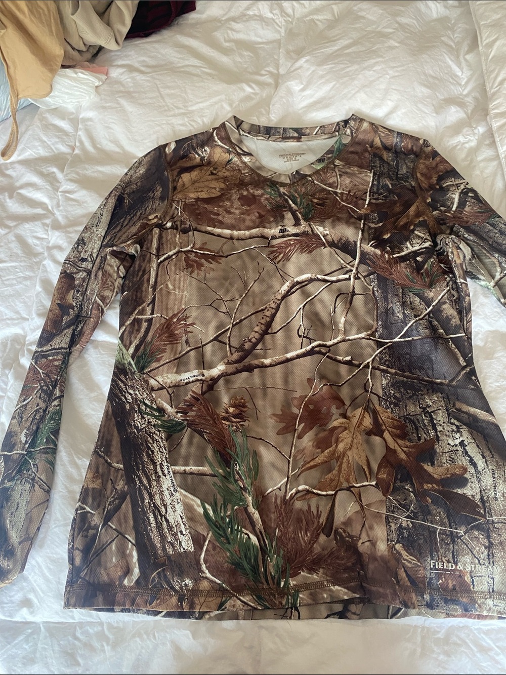 Field & Stream Brown and Green realtree Camouflage Long-Sleeve Shirt